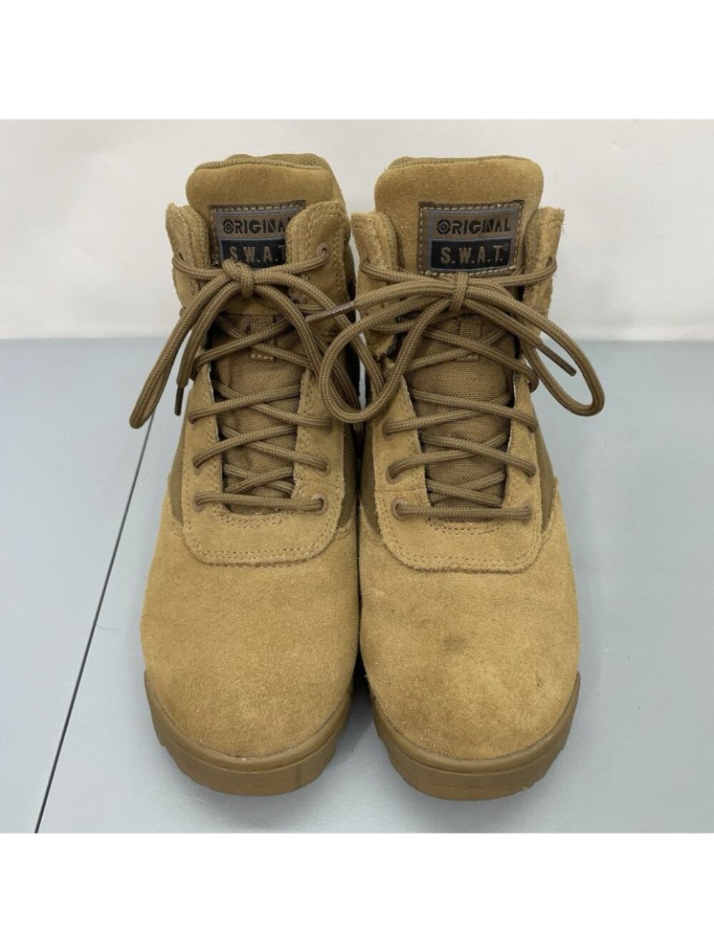 Original S.W.A.T. Classic 6" Tactical Combat Boots Suede Coyote Brown Men‎ 9.5W - Picture 4 of 14